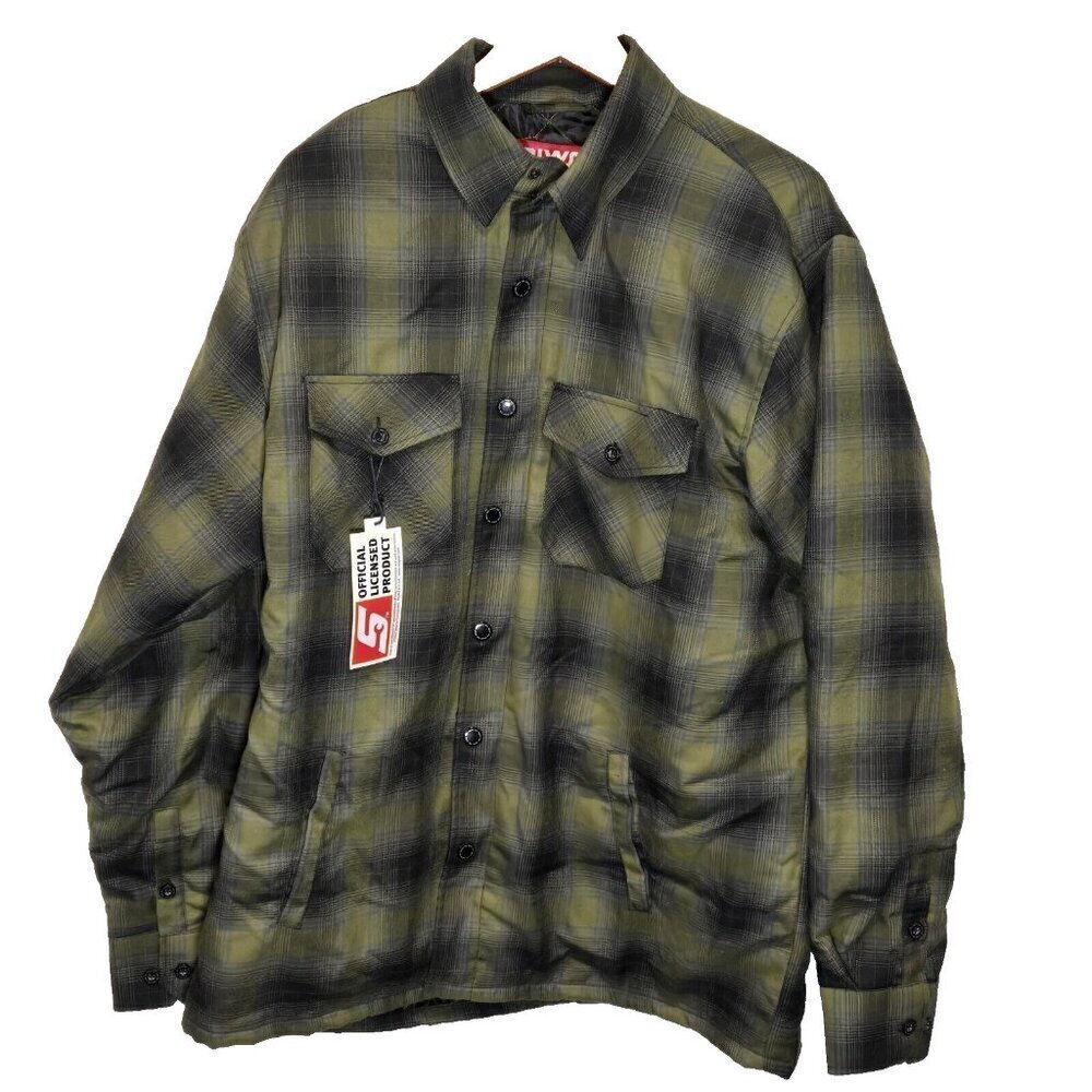 Snap On Dixxon Workforce Flannel Jacket Green Size XL